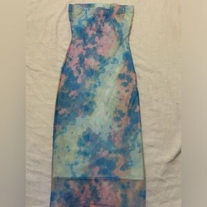 Rainbow: Short Maxi- Bodycon Dress